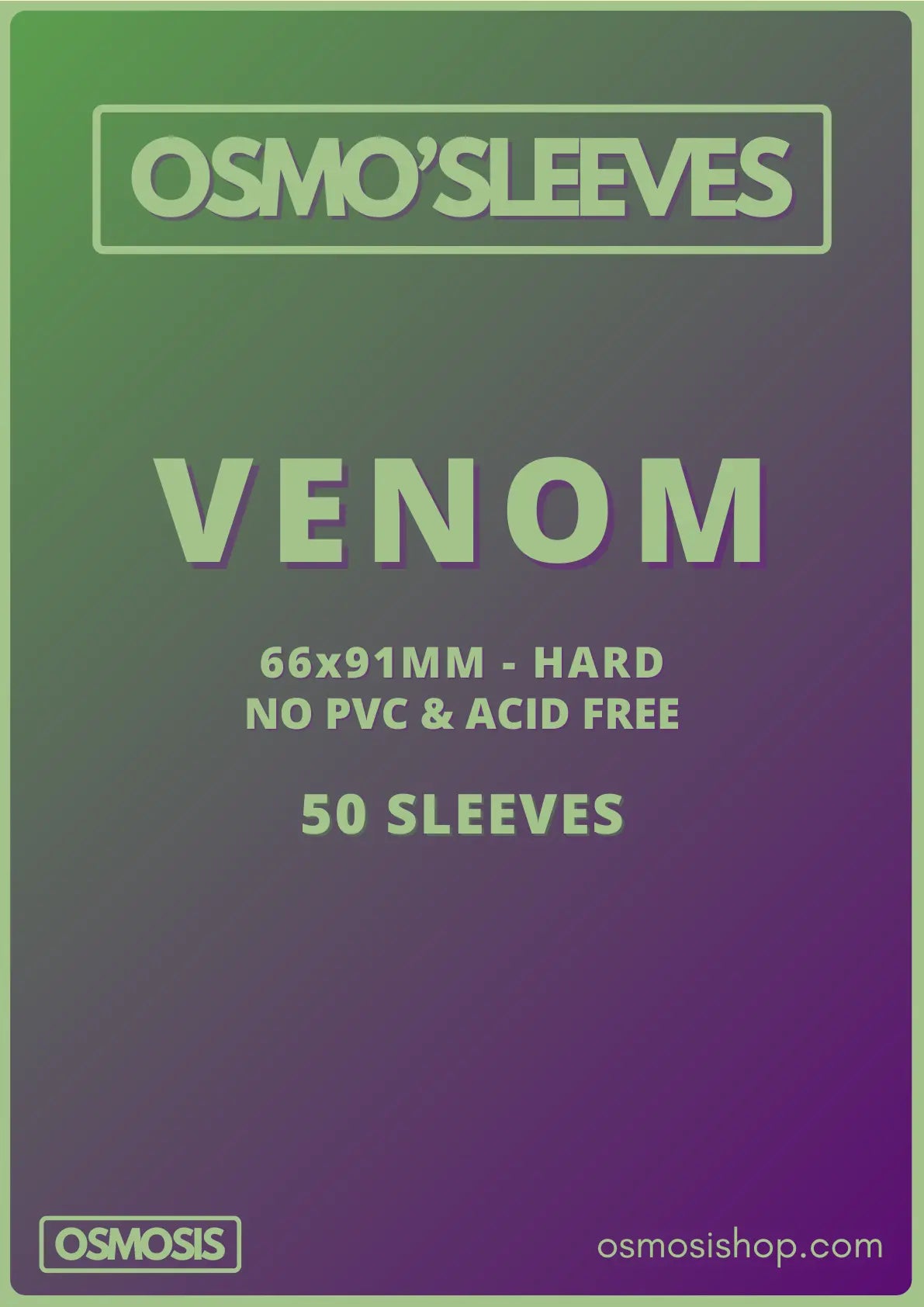 VENOM - OSMOSISHOP - OSMOSIS - SLEEVE - JAPANESE